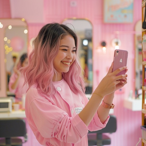 themompreneur_woman_hair_dresser_aesthetic_pink_colors_doing_ha_c5bc8add-5229-4f18-acd5-62955551c166